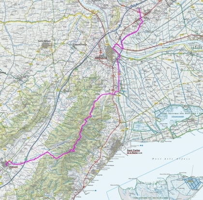 Mapa ruta ICC Amposta-Ulldecona_petit